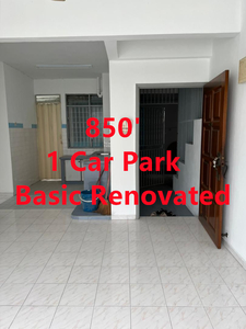 Seri Kota Apartment - Basic Renovated - 850' - 1 Car Park - Georgetown