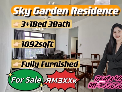 Sky Garden 3+1BR Fully Furnish