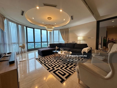 Tastefully furnished high floor unit with great view!
