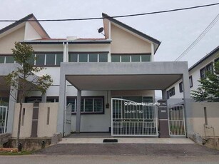 Freehold Double Storey Semi-D Cluster House Durian Tunggal For Sale