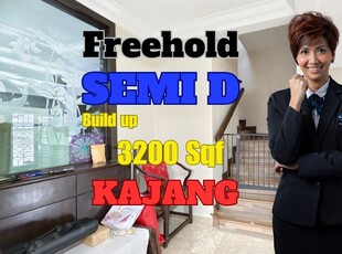 Freehold Semi D at Taman Sri Reko, Kajang for Sale