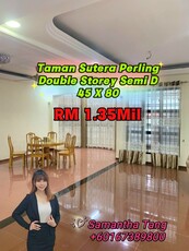 Fully Renovated Semi D At Taman Sutera Perling For Sale