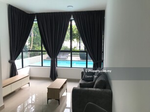 Kl city wit mrt full furnished 1 bed brand new unit for rent rm2k only