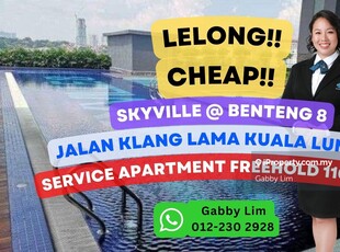 Lelong Super Cheap Service Residence @ Skyville Benteng 8 Kuala Lumpur