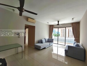 Opal Damansara Condo partial furnished 3 room 2 bath unit for rent, near mrt