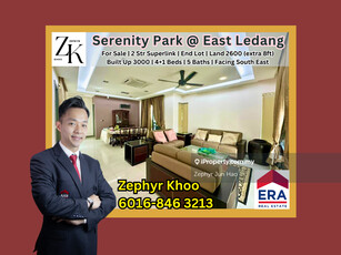 Serenity Park East Ledang Superlink House For Sale