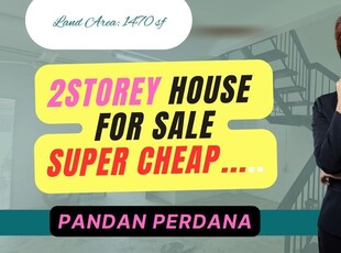 Super Cheap, 2 Storey House for Sale, Pandan Perdana, Cheras, KL
