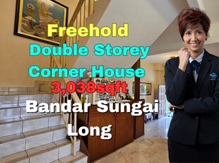 Urgent - CORNER Double Storey House, SL 7, Sungai Long for Sale