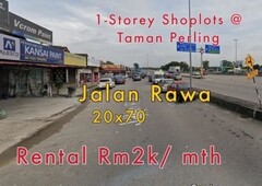 1-Storey Shop Office @Taman Perling Jalan Rawa