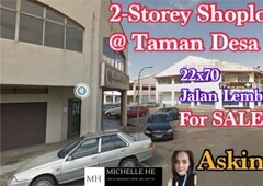 2-storey Shoplot @Taman Desa Jaya Tebrau
