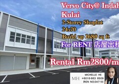 2-storey Shoplot @Vervo City IndahPura Kulai