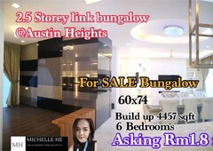2.5 Storey Link Bungalow @Austin Heights Tebrau
