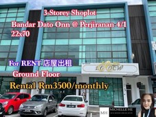 3-Storey Shoplot @Bandar Dato Onn Perjiranan 4/1