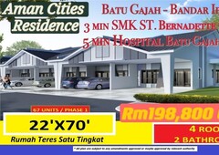 Aman Cities Batu Gajah 22' x 70' SuperLink Terrence house
