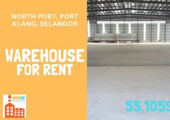 55KSFT WAREHOUSE WITH LOADING BAYS FOR RENT IN PORT KLANG