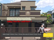 Adda Height Unblock View 2-Storey Renovate & Extend Cluster House
