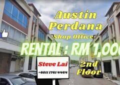 Austin Perdana@Mount Austin Shop Office For Rent Rm 1000