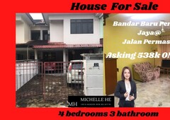 Bandar Baru Permas Jaya /2-Storey Terace House/ For Sale