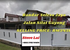 Bandar Selesa Jaya 2-Storey 1,711sf Corner Terrace House?Sale Rm 345k