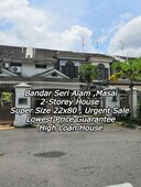 Bandar Seri Alam CHEAPEST price HIGH loan for sale