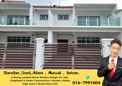 Bandar Seri Alam,Brand New 2-Storey Modern Design