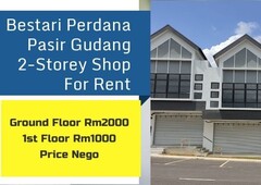Bestari Perdana,Pasir Gudang 2-Storey Brand New Shop