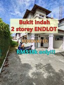 Bukit indah ENDLOT RENOVATED 2 storey house for sale