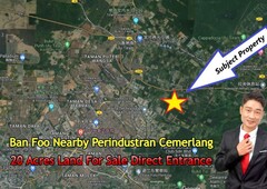 Cemerlang To Banfoo 20Acres Land Direct Entrance Reserve Road