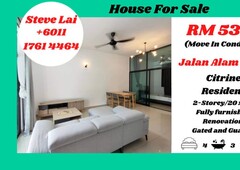 Citrine Residenz/Bandar Seri Alam/4Room/For Sale
