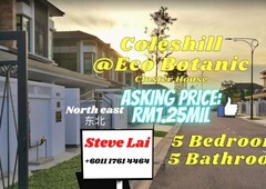Coleshill@Eco Botanic,Iskandar Puteri (Nusajaya) House For Sale Rm 1.25mil