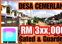 Desa Cemerlang Under Value Sale 390 Gated & Guarded