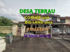 Desa Tebrau CORNER BIG land area house for SALE