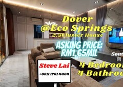 Eco Springs Dover @ 2.5 Storey Cluster House For Sale Rm 1.65mil