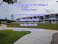 Eco Village 2,Gelang Patah @ Brand New Full Loan Facing Garden