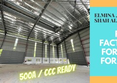 ELMINA INDUSTRIAL PARK, ELMINA EAST FACTORY 500A & CCC READY