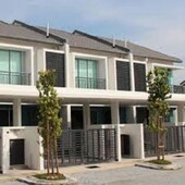 FULL LOAN!!!!FREE ALL FEES Double Storey 20x65 2500sqft Gated&guarded Monthly Only RM1100