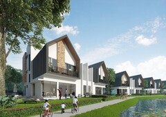 GARDEN LAKESIDE HOUSE Lifestyle Concept Next to town 15min new township & Themepark Desa Park concept Below 1Mill