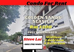 Golden Sands/Jalan Mahmoodiah/2 room/Fully/For Rent