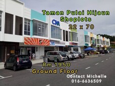 Ground Floor Shop @Taman Pulai Hijaun