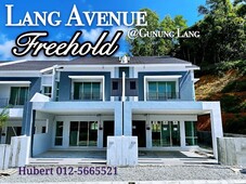 Gunung Lang Ipoh Freehold New 2Storey Open For Sale