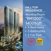 ?Hilltop Residence 1400 Sqft Monthly From RM1200?