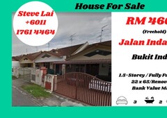 House For Sale/Bukit Indah 22/End Lot/1.5 Storey