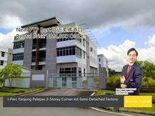 I-Parc Tanjung Pelepas 3-Storey Corner-lot Semi-Detached Factory