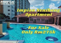 Impian Senibong Apartment @ Permas Jaya,Johor #ONLY Rm275k