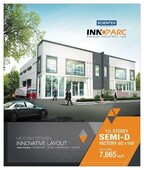 InnoParc@Senai Scientex 1.5stry Semi D Factory For Rent