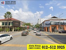 Ipoh Town Twin Shop For Sale at Jalan Sultan Idris Shah(Brewster Raod)