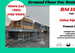 Jalan Nipah 13/ Taman Daya/ Ground Floor/ For Rent
