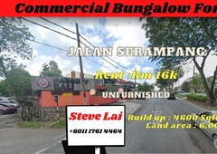 Jalan Serampang/Bungalow/Commercial lot for Rent