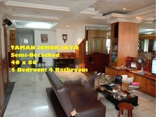 Johor Jaya Semi D For Sale 5 Room
