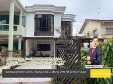Kampung Mohn Amin / Nong Chik 2-Storey 2,967sf SemiD House